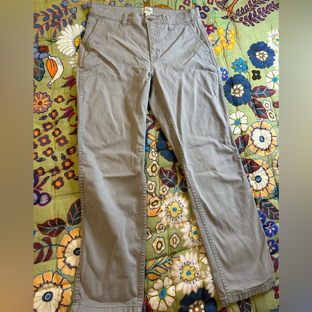 J Crew Chinos Dove Gray